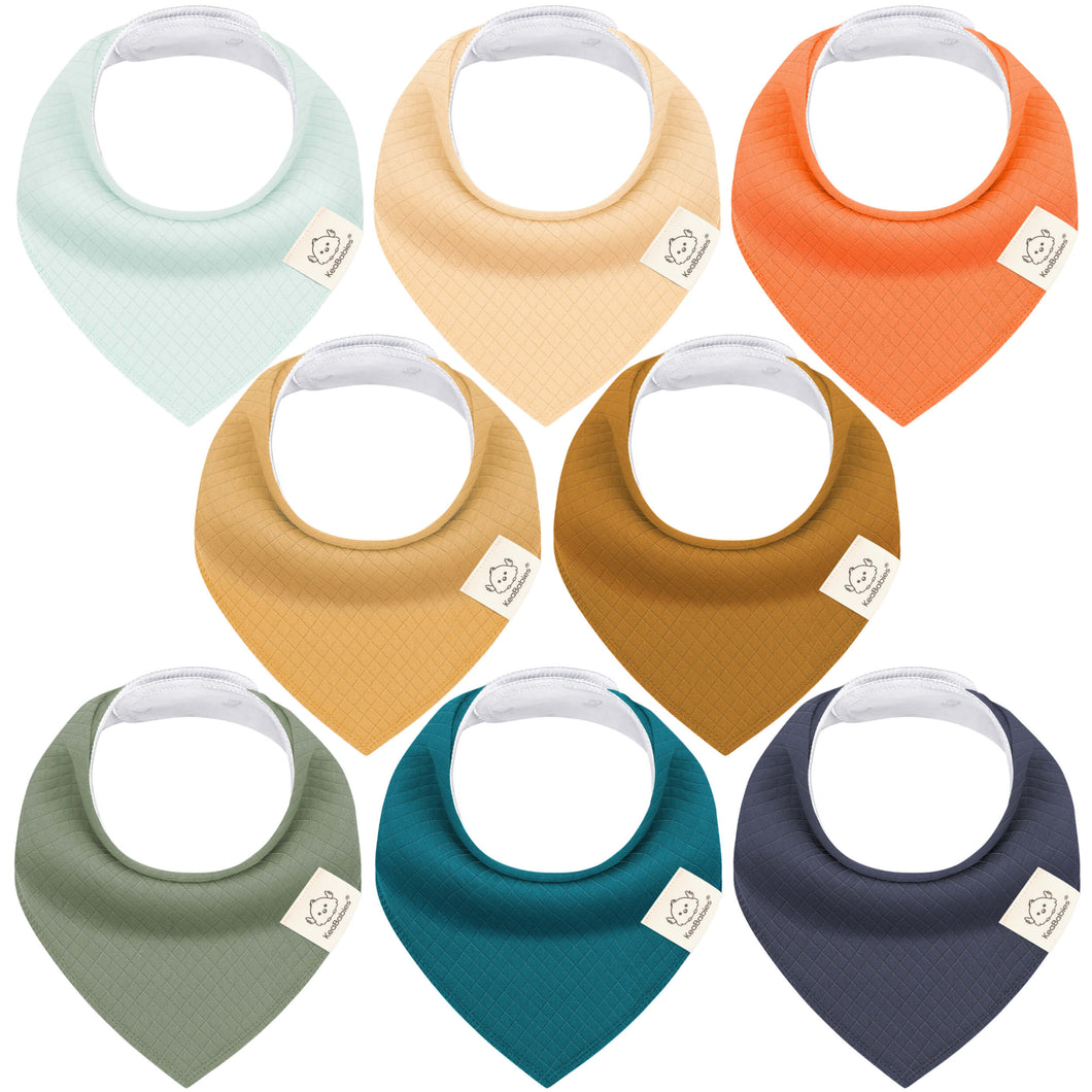 8-Pack Quin Bandana Bibs