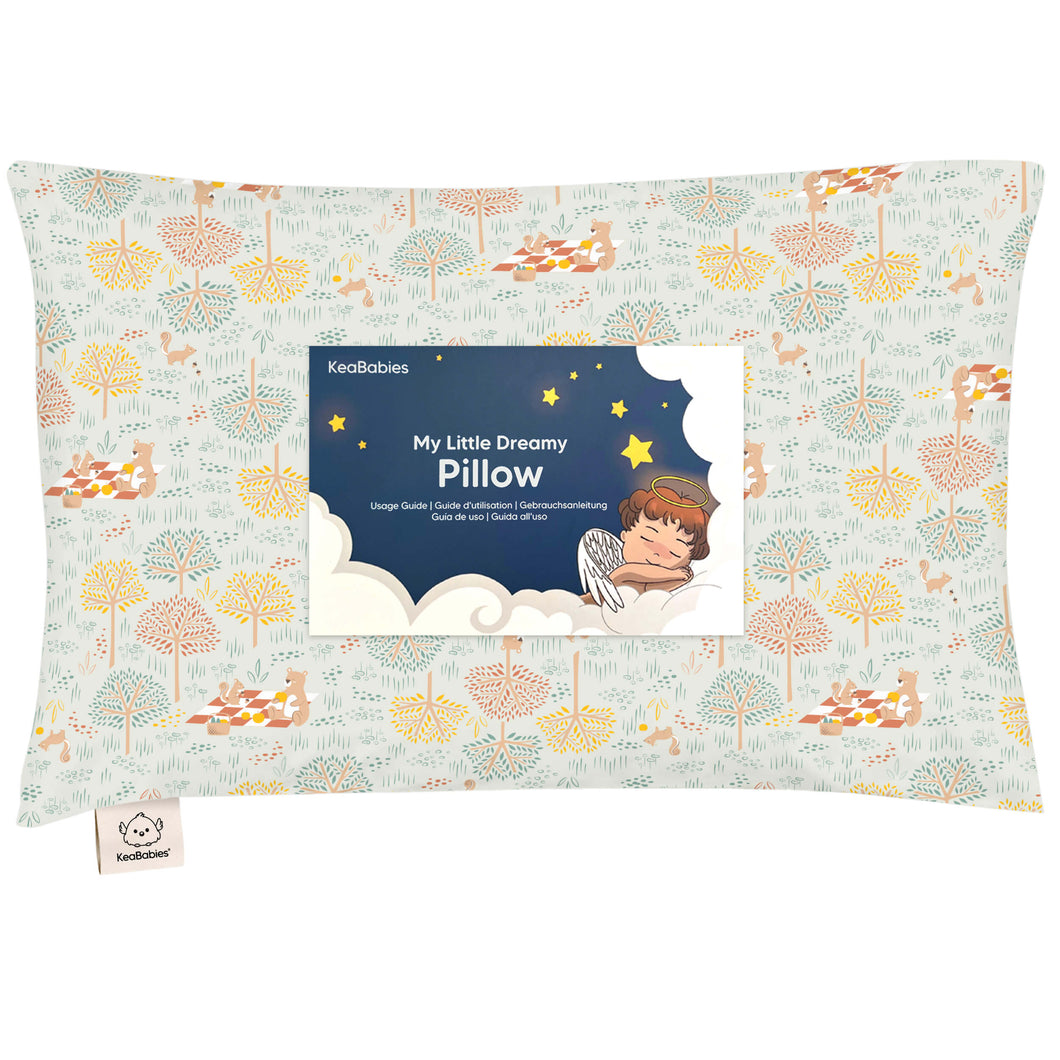 Toddler Pillow with Pillowcase (Wild Picnic)