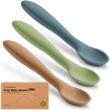 Load image into Gallery viewer, 3-Pack Prep Baby Spoons
