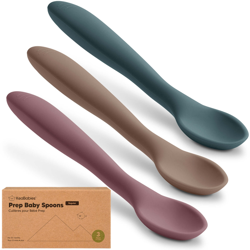 3-Pack Prep Baby Spoons (Rocky)