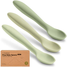 Load image into Gallery viewer, 3-Pack Prep Baby Spoons
