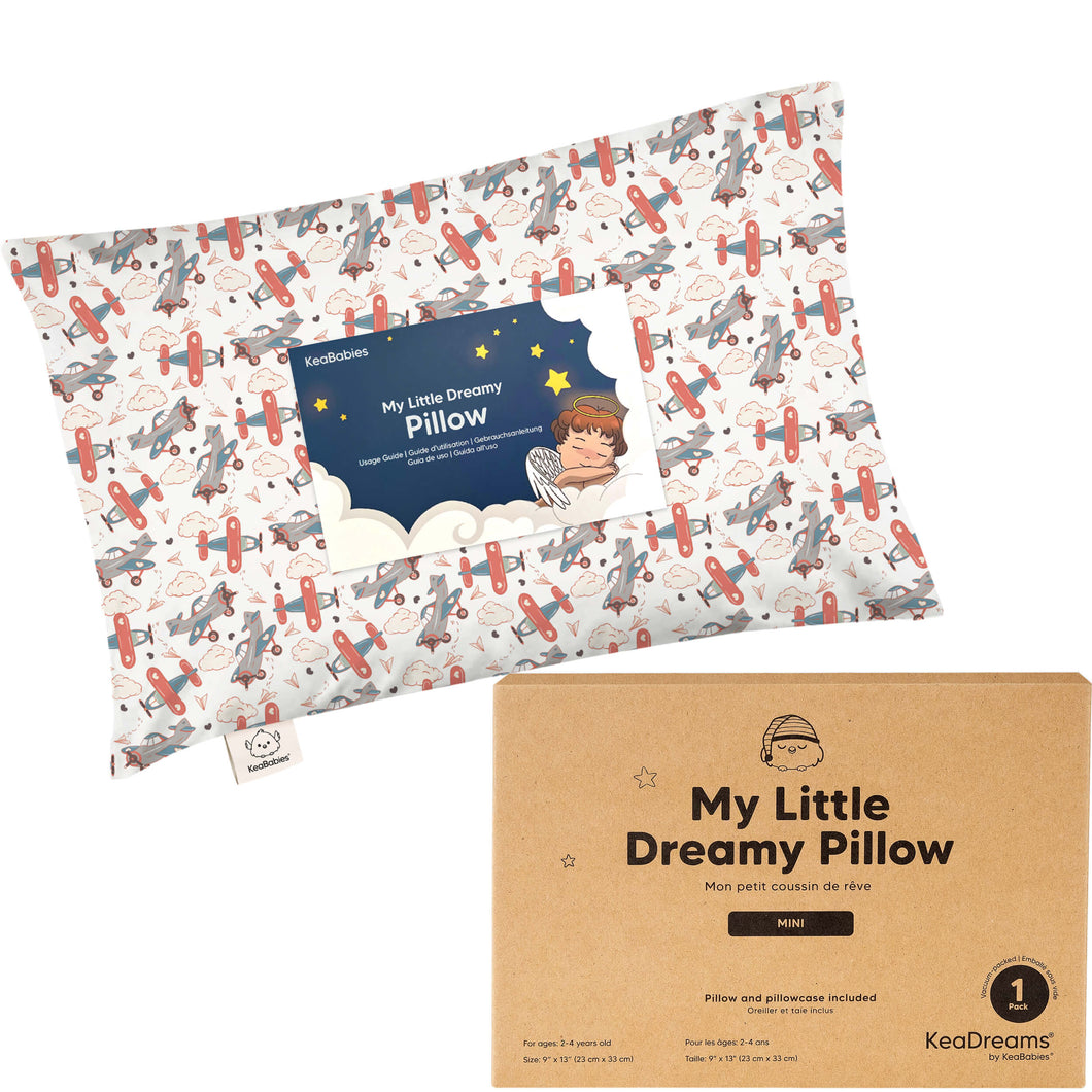 Mini Toddler Pillow With Pillowcase (Aircraft)