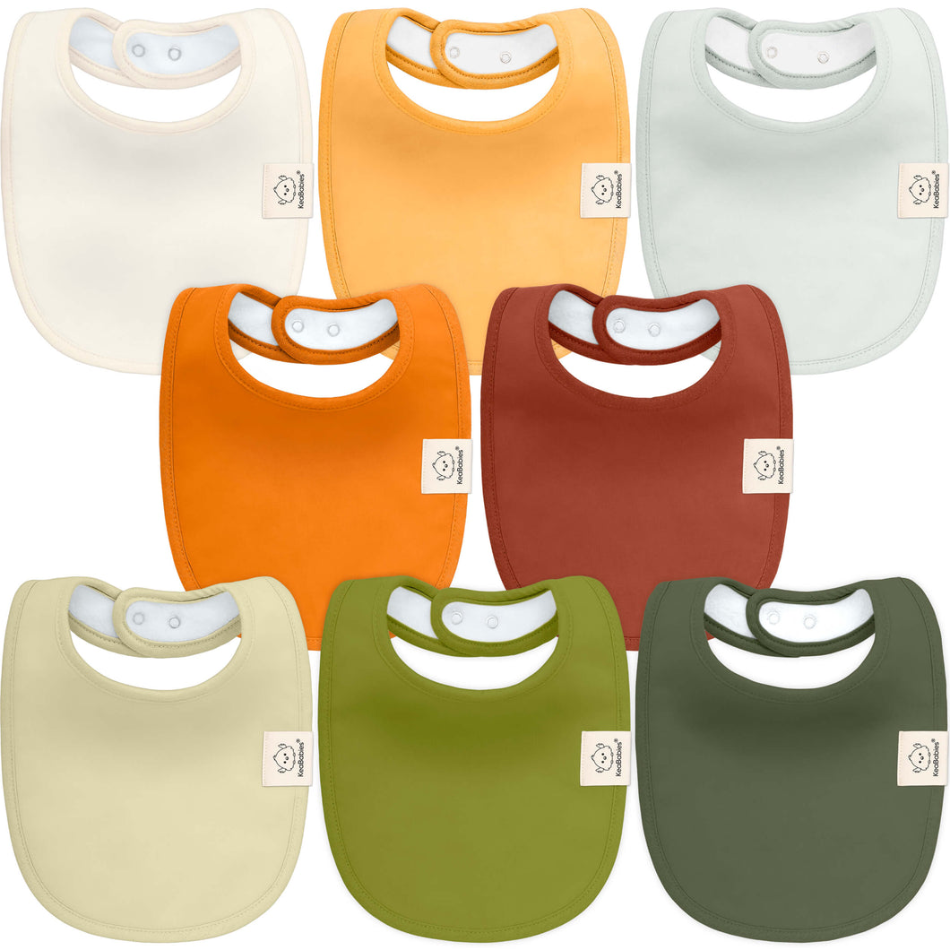 8-Pack Urban Drool Bibs (Sahara)