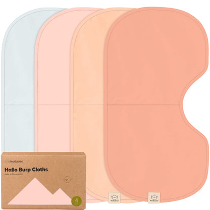 4-Pack Hallo Burp Cloths 28345420087482