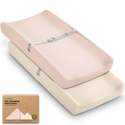 Isla changing pad covers, 2-pack. 28907322147002