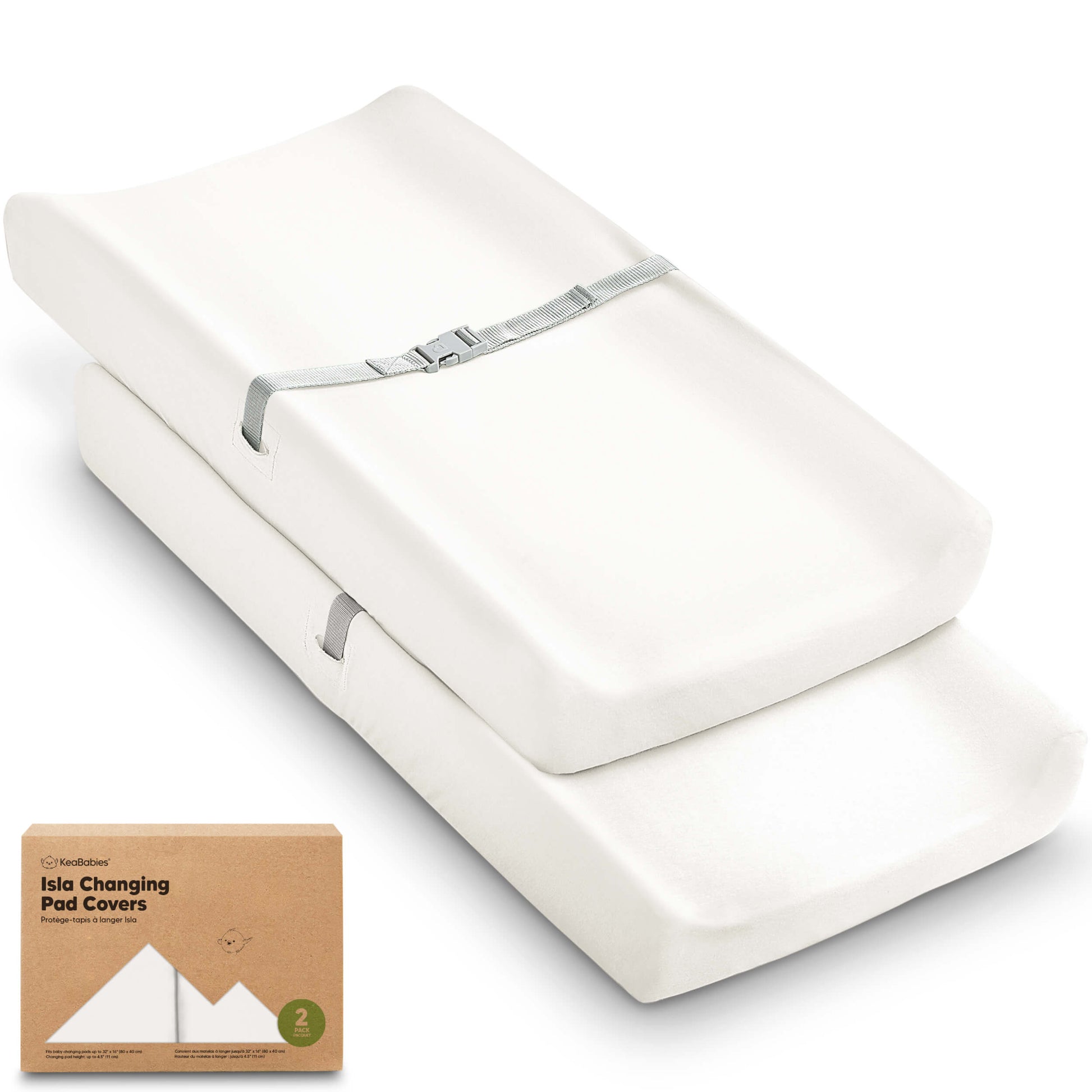 Isla changing pad covers, 2-pack. 28906895278266