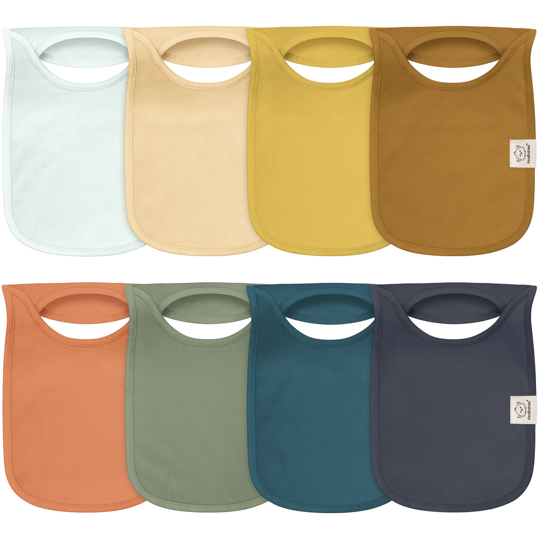 8-Pack Hallo Drool Bibs (Eclipse)