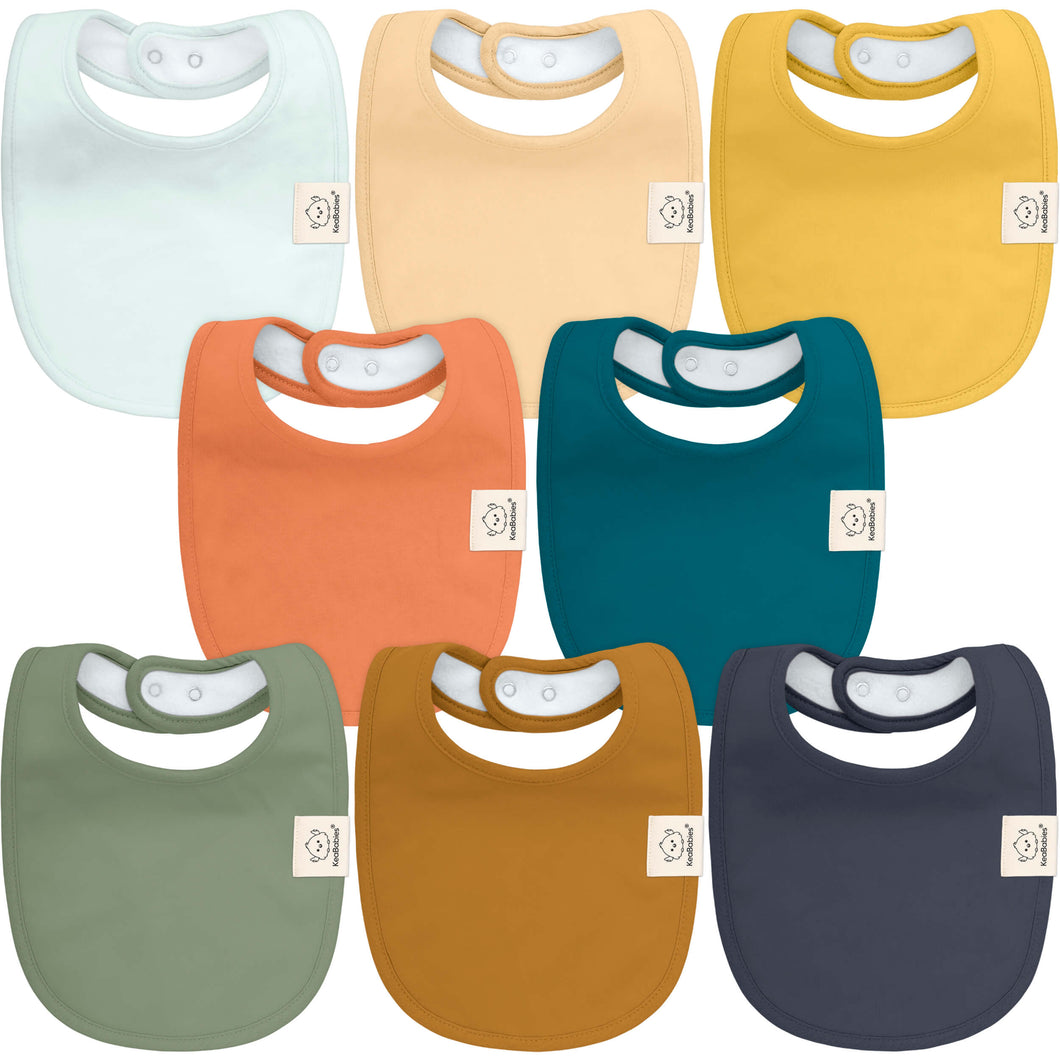 8-Pack Urban Drool Bibs (Eclipse)