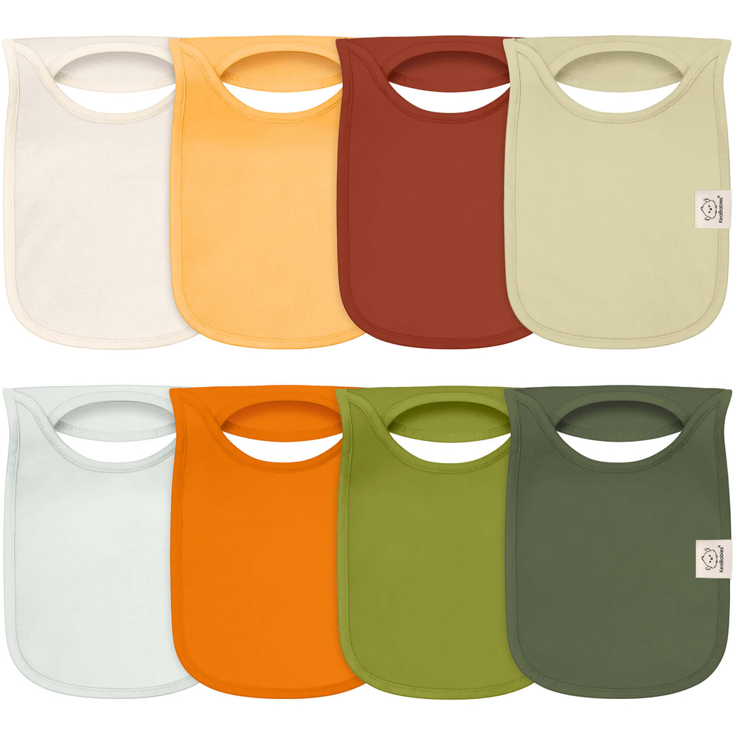 8-Pack Hallo Drool Bibs (Sahara)