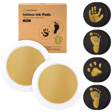 Load image into Gallery viewer, 2-Pack Round Inkless Ink Pads (Gold)

