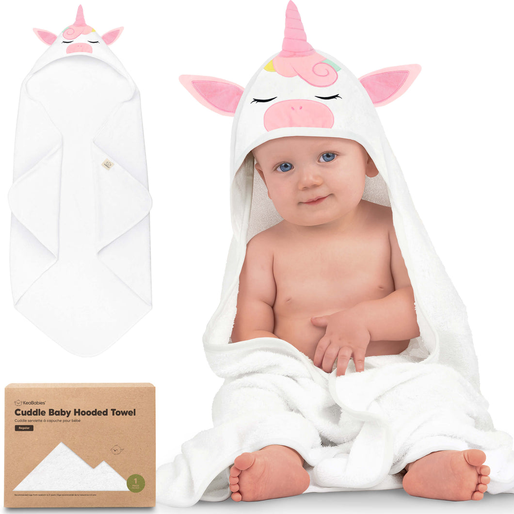 Cuddle Baby Hooded Towel (Unicorn)