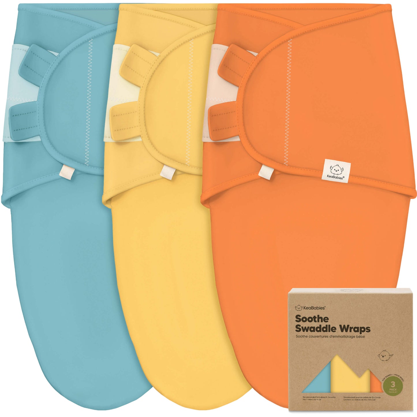 3-Pack Soothe Swaddle Wraps 28653053870266