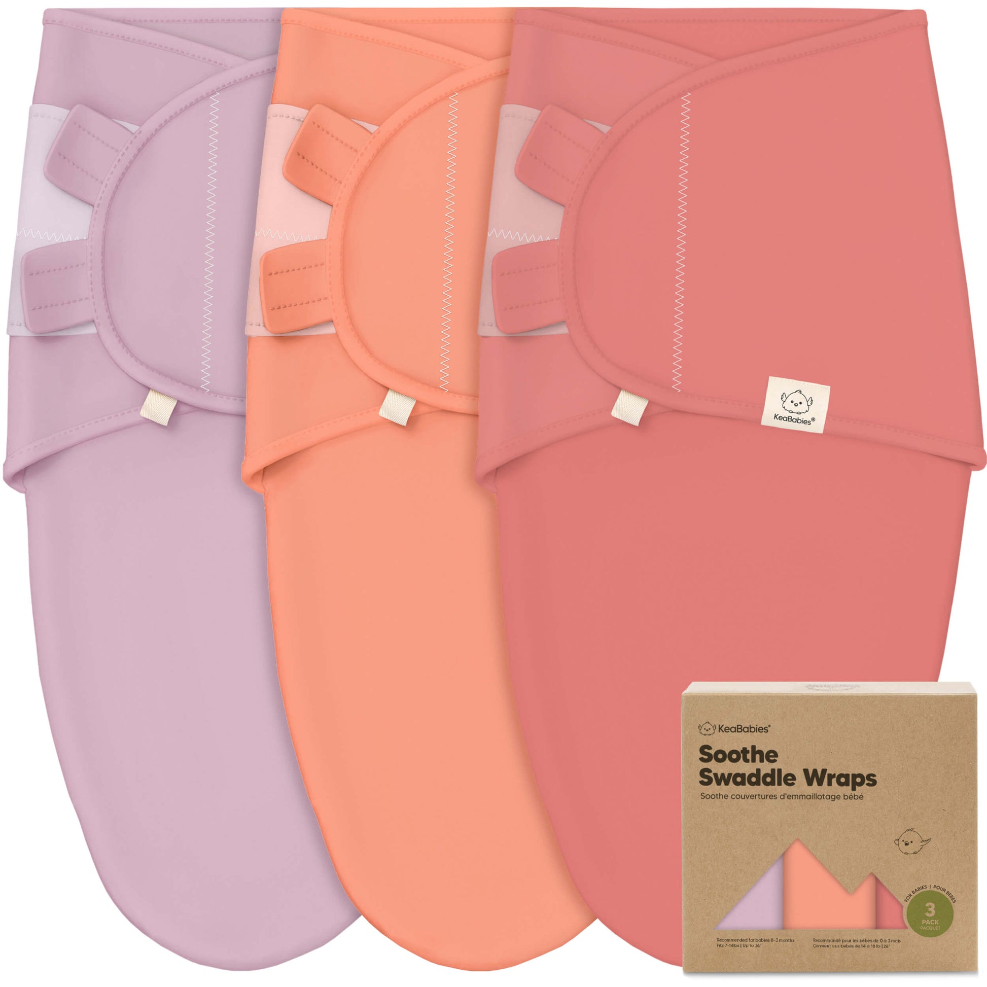 3-Pack Soothe Swaddle Wraps 28681063727290