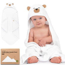 Load image into Gallery viewer, Cuddle Baby Hooded Towel
