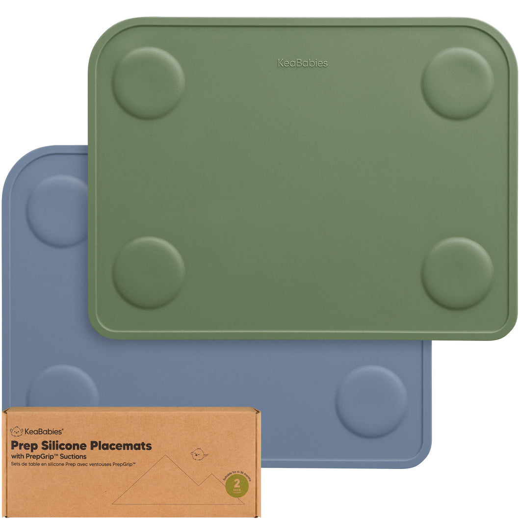 2-Pack Prep Silicone Placemats