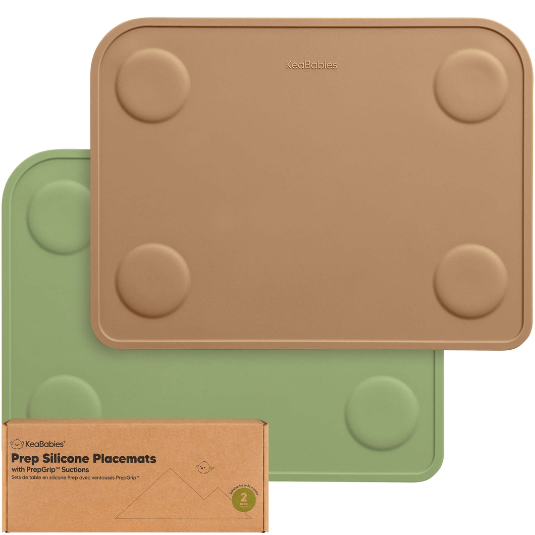 2-Pack Prep Silicone Placemats (Desert)