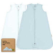 Load image into Gallery viewer, 2-Pack Snooze Sleep Sacks (Glacier)
