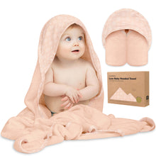 Load image into Gallery viewer, Luxe Baby Hooded Towel (Crystal)
