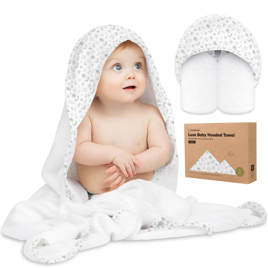 Luxe Baby Hooded Towel (Laurel)