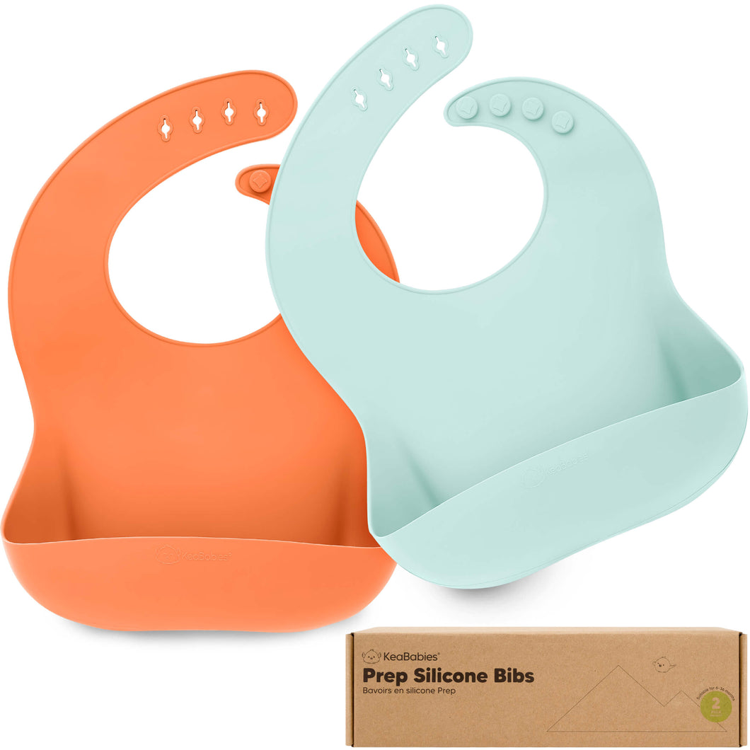 2-Pack Prep Silicone Bibs (Amaze)