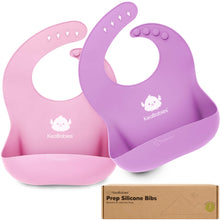 Load image into Gallery viewer, 2-Pack Prep Silicone Bibs
