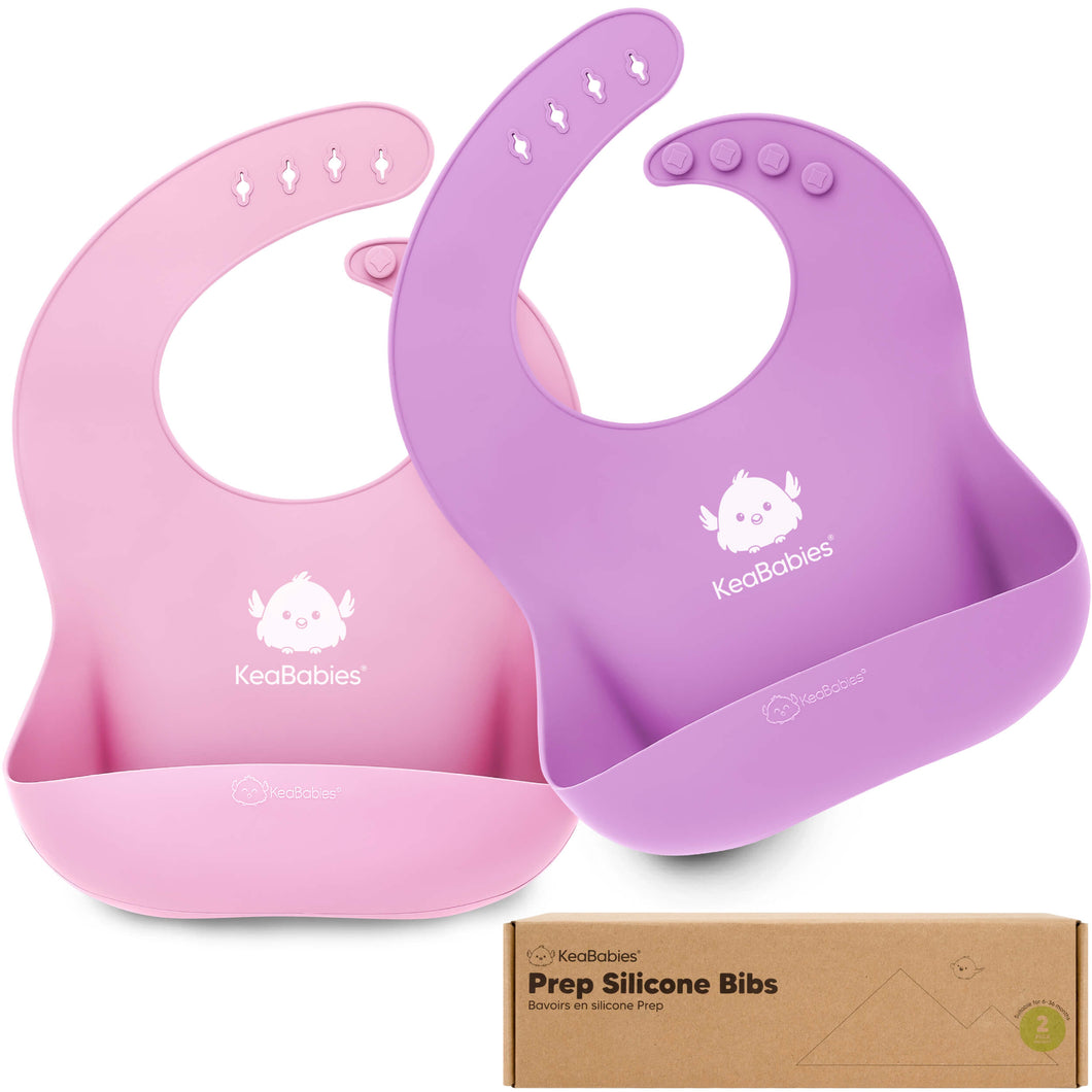 Silicone Bibs (Cotton Candy)