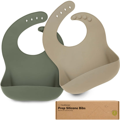 2-Pack Prep Silicone Bibs 28825868042426