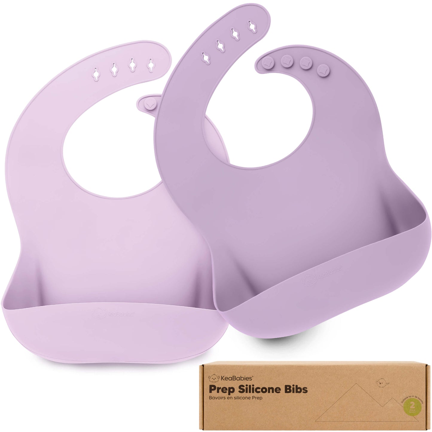 2-Pack Prep Silicone Bibs 28825847955642