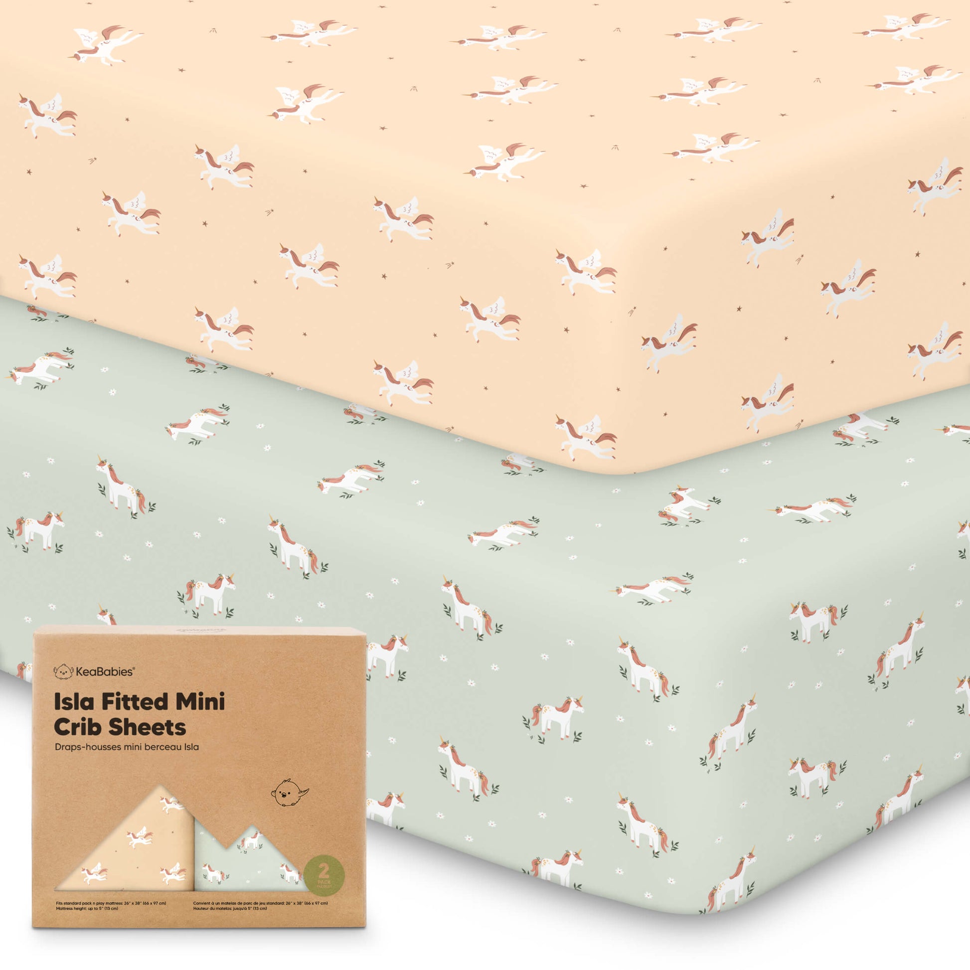 Isla Fitted Mini Crib Sheets 29014900736186
