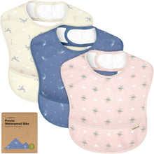 Load image into Gallery viewer, 3-Pack Presto Waterproof Bibs

