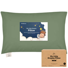 Load image into Gallery viewer, Jumbo Toddler Pillow with Pillowcase (Jungle Green)
