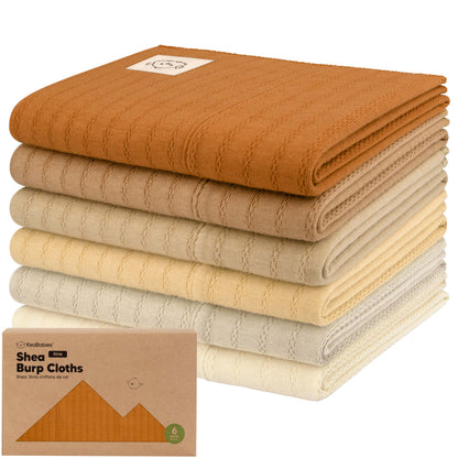 6-Pack Shea (Stria) Burp Cloths 29469114302650