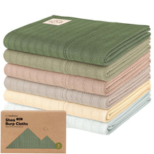 Load image into Gallery viewer, 6-Pack Shea (Stria) Burp Cloths (Hedges)
