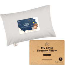 Load image into Gallery viewer, Mini Toddler Pillow With Pillowcase (French Gray)

