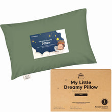 Load image into Gallery viewer, Mini Toddler Pillow With Pillowcase (Jungle Green)
