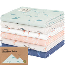 Load image into Gallery viewer, Shea Burp Cloths (Marine Muse)
