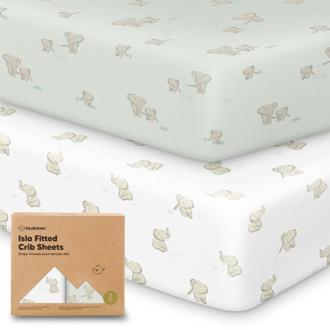 Isla Fitted Crib Sheets (Elly)