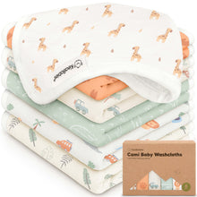 Load image into Gallery viewer, 6-Pack Cami Baby Washcloths (Wilderness)
