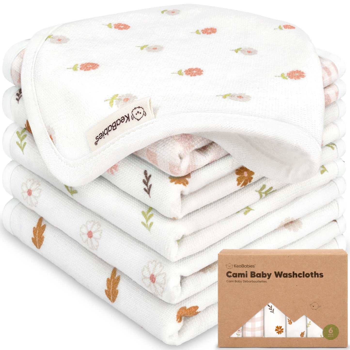 6-Pack Cami Baby Washcloths 29467692597434