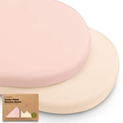 2-Pack Soothe Fitted Bassinet Sheets 30638025343162