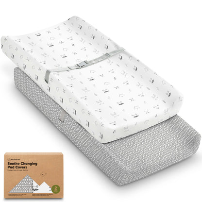 2-Pack Soothe Changing Pad Covers 29636160258234