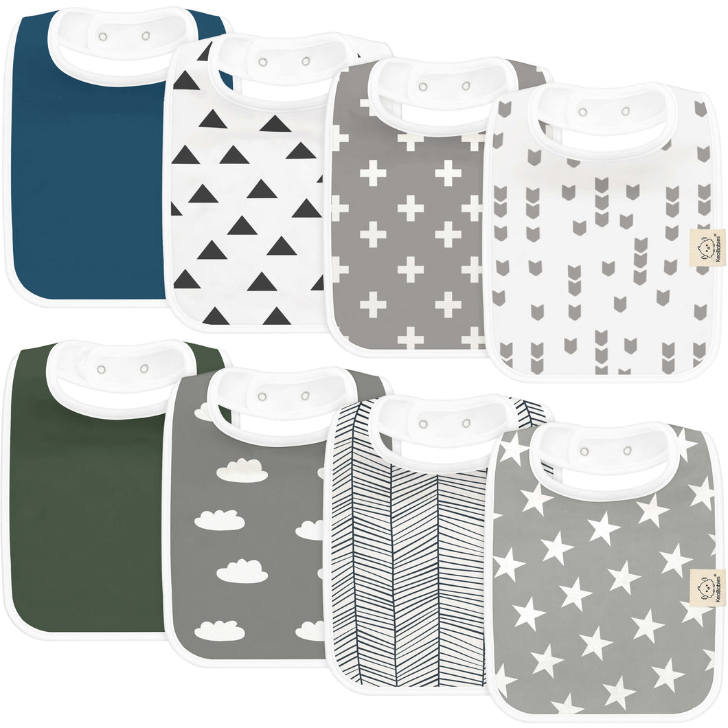 8-Pack Coast Drool Bibs (Crossroads)
