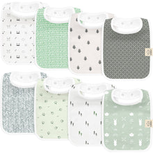 Load image into Gallery viewer, 8-Pack Coast Drool Bibs (Nordic)
