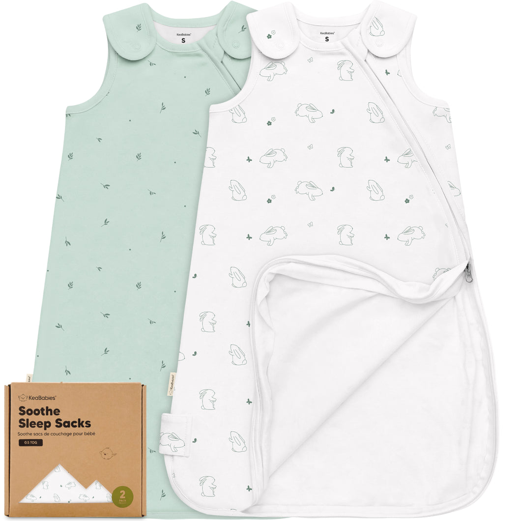 2-Pack Soothe Sleep Sacks (Bunnies)