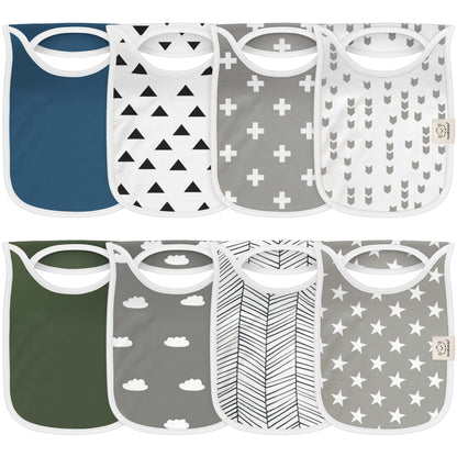 8-Pack Hallo Drool Bibs 29777831035066
