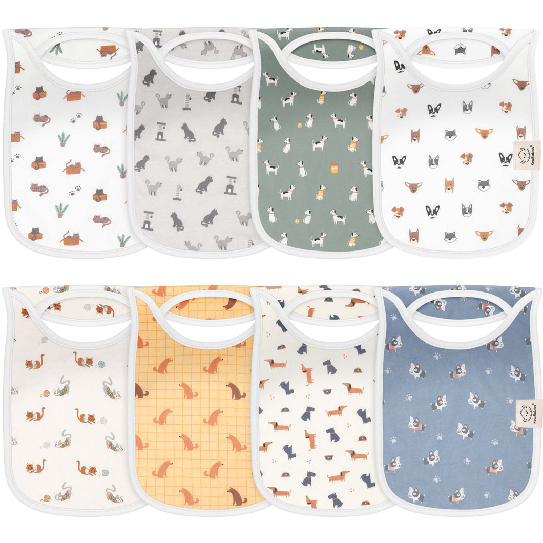 8-Pack Hallo Drool Bibs (Pets & Paws)