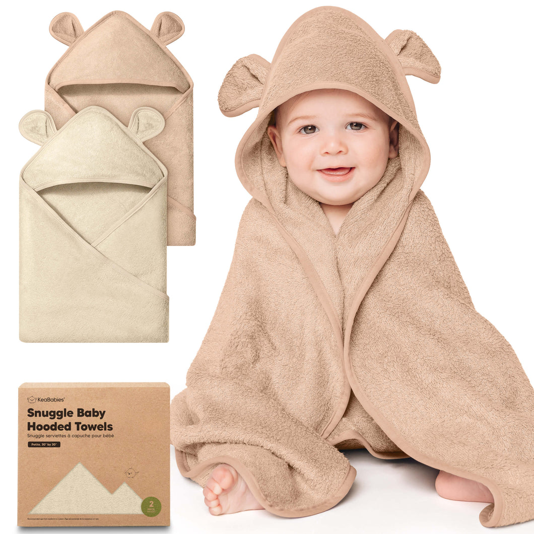 2-Pack Snuggle Hooded Towels