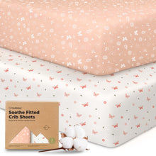 Load image into Gallery viewer, Soothe Fitted Crib Sheet
