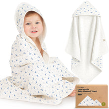 Load image into Gallery viewer, Lyra Muslin Hooded Towel
