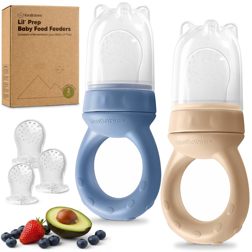 2-Pack Lil’Prep Baby Feeders (Maritime)